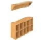 Floor Coat Rack for Educational Institutions, Model VSHLT1.10