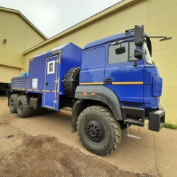 Special Cargo-Passenger Vehicle Model 676214 with Crane-Manipulator (INMAN IM25) on Ural 4320-4971 Chassis