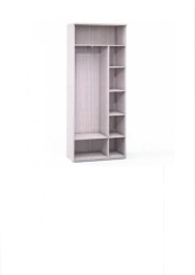 Flash F9C 2-Door Wardrobe with Shelves and Hanging Rod