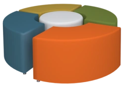 Diagram Pouf - Stylish and Durable Seating Solution