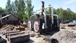 Horizontal Charcoal Furnace PУЧГ-150 "MAMONT