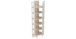 Corner Library Shelf 500x500x1910mm (WxDxH)