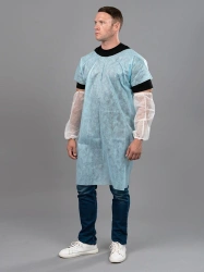 Protective Work Gown Made of Spunbond for Individual Safety