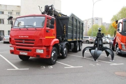 Special Scrap Truck TM2K65A with Crane, Kamaz 6540 Chassis