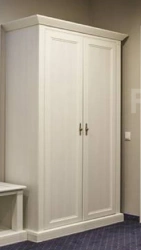 Veneered MDF Wardrobe - 210 cm Height, 98 cm Width, 62 cm Depth