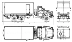 Diesel Truck Model 5777CP without Crane on Ural 4320-72 Chassis