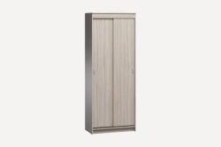 Sliding Wardrobe with Adjustable Shelves and Rod