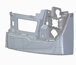 Left Front Bumper Side Panel for LiAZ 529287 (Part No. 529287-2803019-97)