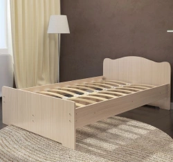 Wooden Bed for Adults - Single and Double Options