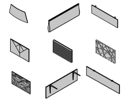 Decorative Traverse for Office Wooden Furniture