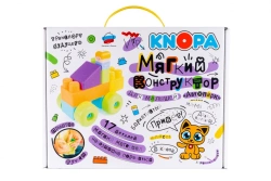 Soft Building Block Set for Toddlers "Car Park" KNOBA 1/4