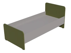 Wooden Bed K.2 for Office and Home Use