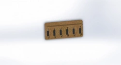 Wall-Mounted Coat Rack - Metal Design