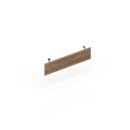 Wooden Face Panel for Table with Metal Brackets