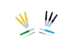 ZMT Dual-Sided Blood Collection Needle with Visual Chamber 21G x 1 ¼" (0.8 x 32 mm) - 100 pcs