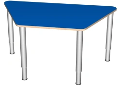 Trapezoidal Children's Table with Legs, Model 19626