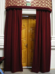 Functional Decorative Door Curtain with Eyelets