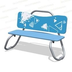 Outdoor Plywood Bench for Play Areas - Romana 057.58.00