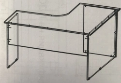 Corner Desk 1.2_1.36 for Office Use