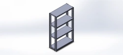 Metal Storage Rack for Organizing and Shelving