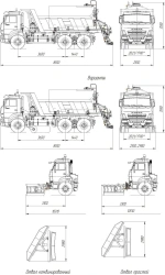 Bitumen Distributor AG-6520C-E5 on KAMAZ-6520-54 Truck