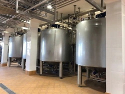 Chocolate and Confectionery Mass Storage and Mixing Tanks