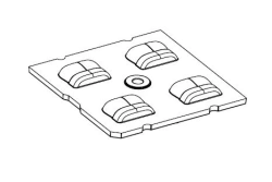 LED Lens for AMT-ST-50x50-5050(4)-T2 Lighting Fixtures