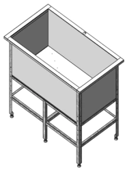 Stainless Steel Washing Bath with Boiler VKC-S