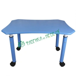 Adjustable Children's Table on Wheels 'Alphabet' Model 30137-002