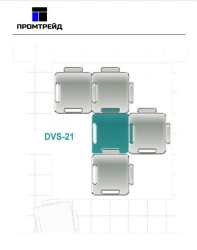 Digital Communication System DVS-21 for Industrial Applications