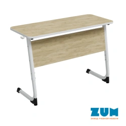 Adjustable Two-Seat Student Desk "Alter" Model ZUM - SU.2.57.A