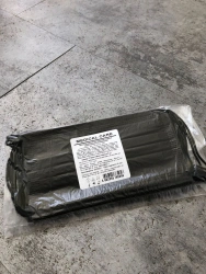 Disposable Medical Masks, Black, Pack of 3