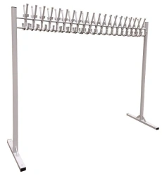 Double-Sided Garment Rack for Floor Use