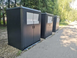 Waste Collection Container Cabinet for Solid Municipal Waste