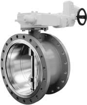 Steel LD Electric Actuated Butterfly Valve PДЗ.Ф.Э.350.025.02.НТ
