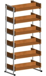 Standard Metal Frame Shelving Unit