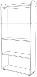 Book Shelf for Books, Manuals, and Documents