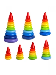 Classic Pyramid Set for Preschool Development - 14 pcs