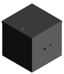 Metal Marine Furniture Storage Box RBG-1