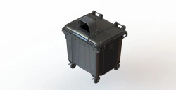 Mobile Waste Container 1100L Model 29.C19.N (20.807.1.98.PE; 21.056.98.PE.O)