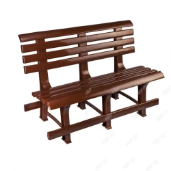 Classic Plastic Bench with High Back - Model No. 2 (1200x530x800 mm)