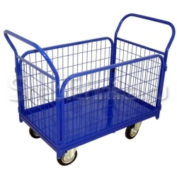 Stainless Steel or Carbon Steel Trolley for Cargo and Laundry Transport