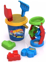 Hot Wheels Sand Set No. 6 (Bucket, Sieve, Shovel, Rake, 3 Transport Molds, Mill)