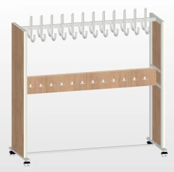 Mobile clothes rack