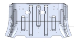 Front Floor Panel for Vehicles A9606161166