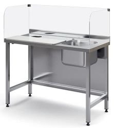 Fish Cleaning Table for Commercial Use, Model SCHR-U