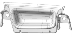 Left Handle for Interior Installation on Vehicles - 9685950977