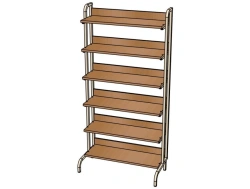Single-Sided Library Shelf for School Use - SC06