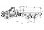 Vacuum Tank Truck for Waste Management Model 66034P/66034T