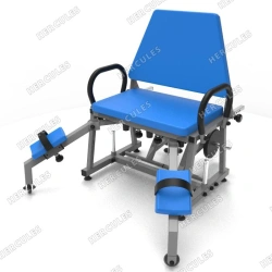 Leg Adduction and Abduction Machine with Free Weights
